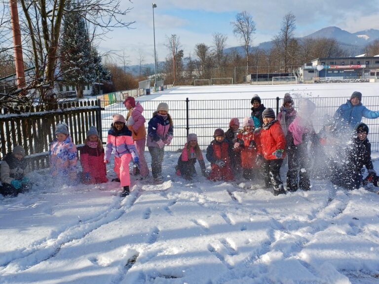 Hurra, der erste Schnee!