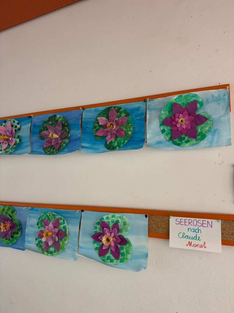 Seerosen nach Claude Monet